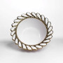 Зображення Тарелка глубокая Tiffany фарфоровая 25.5 см сервировочная ML2006 ИМ Light-Deco 