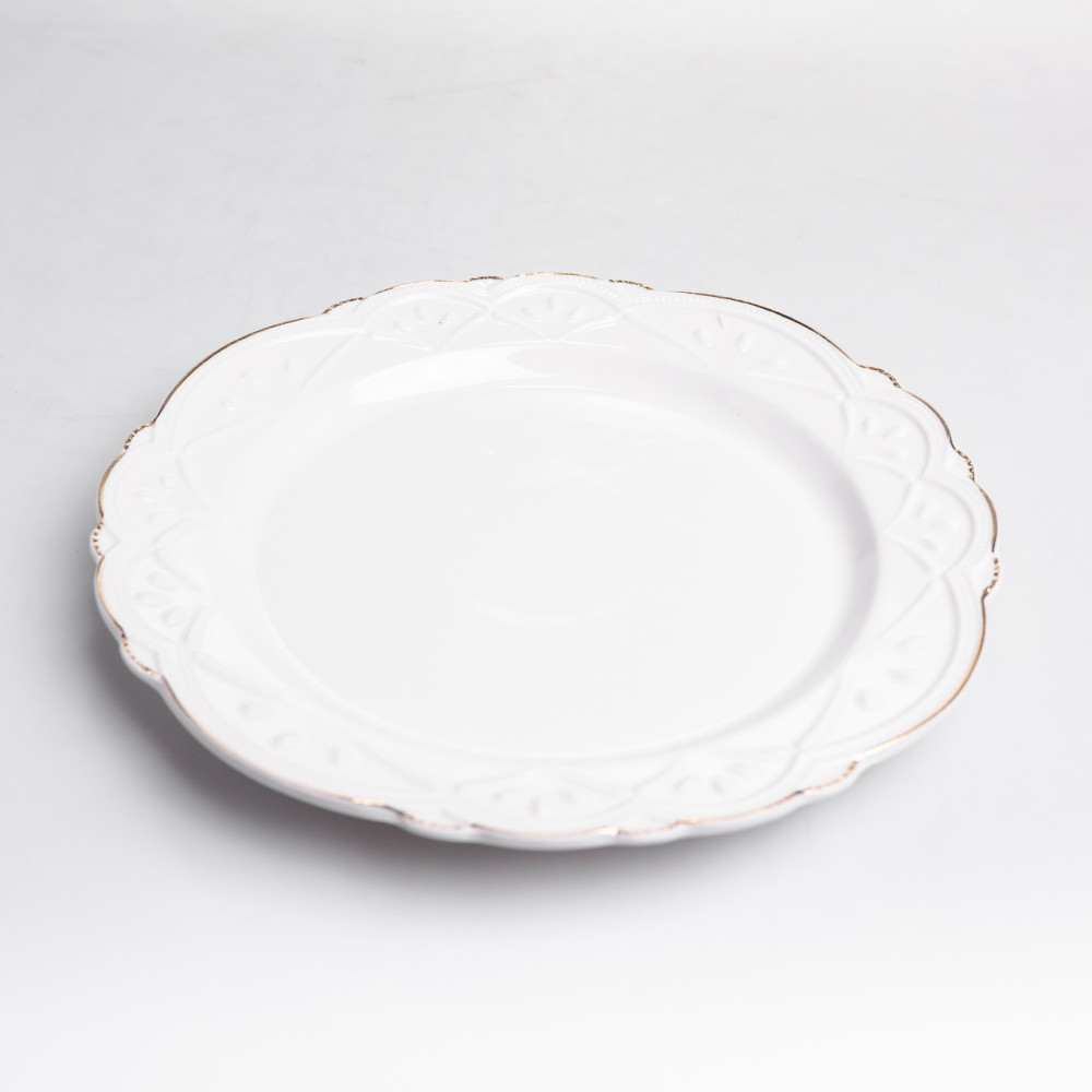 Изображение Тарелка десертная фарфоровая Pearl 20,5 см Yiwu HP-HK-C20 ИМ Light-Deco 2 