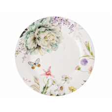 Тарілка фарфорова Light House "Флора" біла 25 см (858-0089)