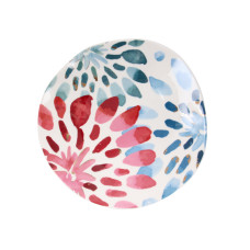 Тарілка фарфорова Light House "Квітка-семиквітка" біла 20см (925-019)