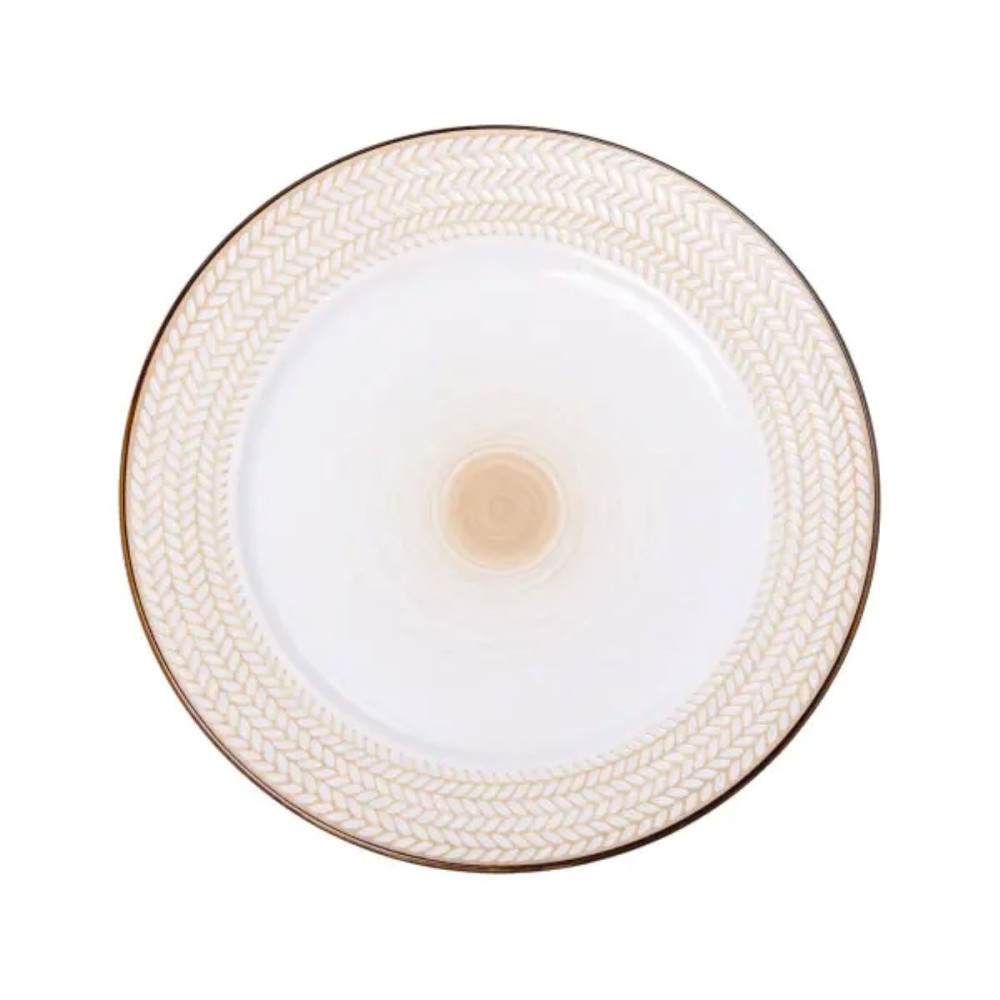 Зображення Тарелка сервировочная 26 см плоская керамическая HP23387 ИМ Light-Deco 