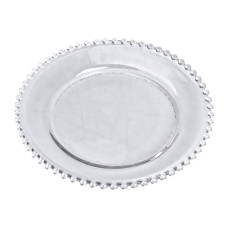 Тарелка десертная стеклянная Жемчужины 18,5 см HP-YH-65
