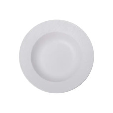Тарелка суповая керамическая 23 см белая HP-7-724