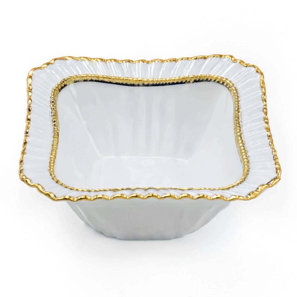 Зображення Тарелка обеденная фарфоровая Ophelia 15*15 см Yiwu AP-15 ИМ Light-Deco 