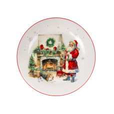 Тарілка таємний санта 21см.