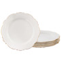 Изображение Набор из 6-и фарфоровых тарелок Lefard 21 см (922-052) ИМ Light-Deco 