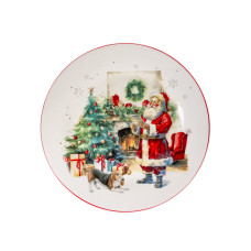 Тарілка таємний санта 24,5см.
