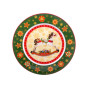 Изображение Обеденная тарелка Lefard «Christmas Collection» 986-140 фарфоровая 26 см ИМ Light-Deco 