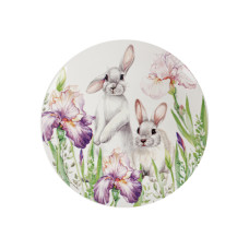 Тарілка фарфорова Lefard "Іриси" 769-069 біла 26см