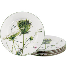Набор из 6-и фарфоровых тарелок Lefard "Muze Garden" 27 см (922-076)