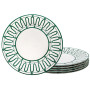 Зображення Набір з 6 фарфорових тарілок Lefard "Green line" 27 см (922-058) ИМ Light-Deco 