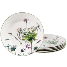 Набор из 6-и фарфоровых тарелок Lefard "Muze Garden" 19 см (922-077)