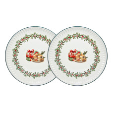Набір з 2х тарілок 21см santa's gift Набір з 2х тарілок 21см santa's gift