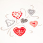 Изображение Набор из 4-х керамических тарелок Light House "Love" белые 20 см (013AV) ИМ Light-Deco 1 