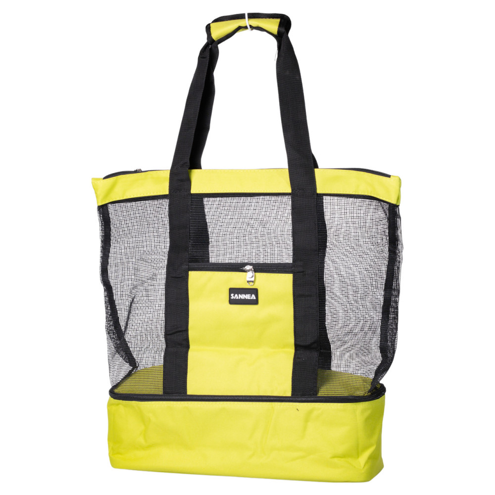 Зображення Пляжна термосумка на 2 відділення SANNE 33 л жовта 47×15×48 (см) HP-14-25GR ИМ Light-Deco 