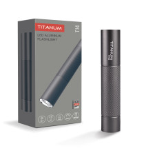 Портативний світлодіодний ліхтарик TITANUM TLF-T14G 300Lm 5000K Gray Портативний світлодіодний ліхтарик TITANUM TLF-T14G 300Lm 5000K Gray