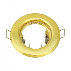 Світильник точковий врізний HOROZ ELECTRIC "KAMELYA" колір золотий