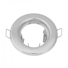 Світильник точковий врізний HOROZ ELECTRIC "KAMELYA" колір хром