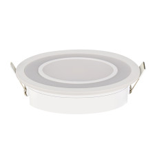 Світильник точковий світлодіодний вбудований HOROZ ELECTRIC "CARTER-12" 12W 4200K (нейтральне світло), білий