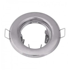 Світильник точковий врізний HOROZ ELECTRIC "KAMELYA" колір матовий хром