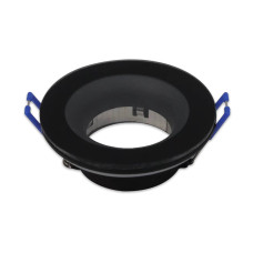 Світильник точковий врізний вологозахищений HOROZ ELECTRIC "KAKTUS-R" чорний