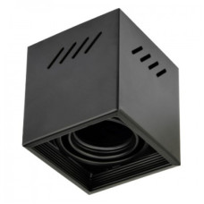 Світильник точковий накладний HOROZ ELECTRIC MR16 FREZYA-S чорний