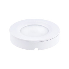 Світильник точковий (врізний / накладний) світлодіодний HOROZ ELECTRIC "LUNA" 3W 4200K (нейтральне світло), білий