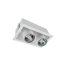 Точковий світильник Nowodvorski 8938 Eye mod GU10 2x35W IP20 Wh колір білий
