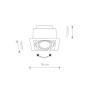 Изображение 9573 Светильник встроенный Nowodvorski DOWNLIGHT SILVER I ES111 CN ИМ Light-Deco 1 