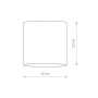 Изображение Точечный светильник Nowodvorski 8224 Point tone GU10 1x10W IP20 Bl ИМ Light-Deco 3 