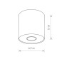 Изображение Точечный светильник Nowodvorski 6001 Point GU10 1x35W IP20 Wh ИМ Light-Deco 2 