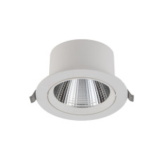 Точечный светильник Nowodvorski 10555 Egina LED 1x15W 3000K 1100Lm IP20 Wh