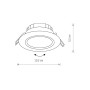 Изображение Точечный светильник Nowodvorski 8990 Eol LED 1x5W 4000K 400Lm IP44 Wh ИМ Light-Deco 1 