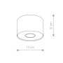 Изображение 6003 Светильник Nowodvorski POINT SILVER S PL ИМ Light-Deco 1 
