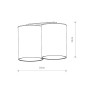 Изображение Точечный светильник Nowodvorski 8087 Eye tone GU10 2x10W IP20 Bl ИМ Light-Deco 1 