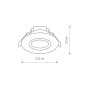Изображение Точечный светильник Nowodvorski 8991 Helios LED 1x5W 3000K 300Lm IP44 Wh ИМ Light-Deco 1 