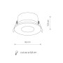 Изображение Точечный светильник Nowodvorski 8375 Golf GU10 1x15W IP54 Wh ИМ Light-Deco 4 