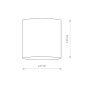 Изображение Точечный светильник Nowodvorski 8220 Point tone GU10 1x10W IP20 Wh ИМ Light-Deco 3 