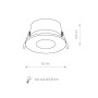 Изображение Точечный светильник Nowodvorski 8376 Golf GU10 1x15W IP54 Bl ИМ Light-Deco 4 