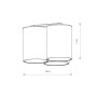 Изображение Точечный светильник Nowodvorski 8091 Eye tone GU10 3x10W IP20 Bl ИМ Light-Deco 1 