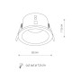 Изображение Точечный светильник Nowodvorski 8366 Charlie GU10 1x15W IP54 Wh ИМ Light-Deco 3 