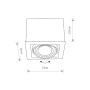 Изображение Точечный светильник Nowodvorski 9495 Box GU10, ES111 1x15W IP20 Bl ИМ Light-Deco 1 