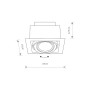 Зображення Купить Точечный светильник Nowodvorski 9571 Downlight GU10, ES111 1x15W IP20 Bl ИМ Light-Deco 1 
