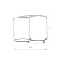 Изображение Точечный светильник Nowodvorski 8093 Eye tone GU10 3x10W IP20 Wh ИМ Light-Deco 1 