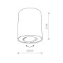 Изображение Точечный светильник Nowodvorski 8895 Set GU10 1x10W IP20 Wh ИМ Light-Deco 1 