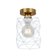 Світильник стельовий Light House LS-17193F-1BRZ+WH колір бронза + білий