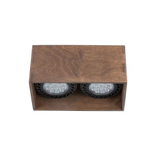 Точечный светильник Nowodvorski 7613 Dale GU10, ES111 2x15W IP20 Brown