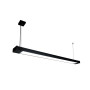 Зображення Світильник лінійний підвісний 125см MSK Electric Office під дві LED лампи G-13 SL-120-2T8 BK ИМ Light-Deco 