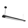 Зображення Світильник лінійний підвісний 125см MSK Electric Office під дві LED лампи G-13 SL-120-2T8 BK ИМ Light-Deco 2 