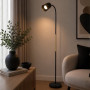 Изображение Торшер напольный светильник Light House SRS-20587 BK черный ИМ Light-Deco 1 